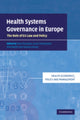 Book cover of: Health Systems Governance in Europe. By: Elias Mossialos