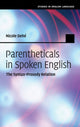 Book cover of: Parentheticals in Spoken English