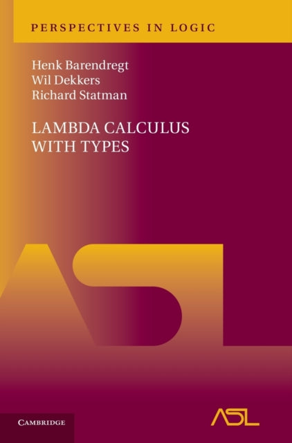 Book cover of: Lambda Calculus with Types. By: H. P. Barendregt