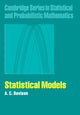 Book cover of: Statistical Models