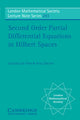 Book cover of: Second Order Partial Differential Equations in Hilbert Spaces. By: Giuseppe Da Prato
