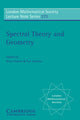 Book cover of: Spectral Theory and Geometry