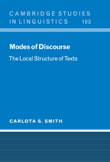 Book cover of: Modes of Discourse