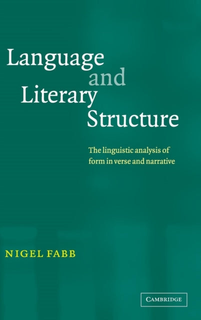 Book cover of: Language and Literary Structure