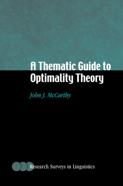 Book cover of: Thematic Guide to Optimality Theory