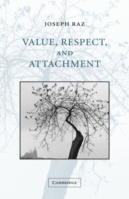 Book cover of: Value, Respect, and Attachment. By: Joseph Raz