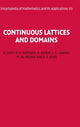 Book cover of: Continuous Lattices and Domains. By: G. Gierz