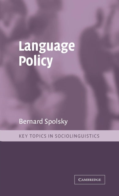 Book cover of: Language Policy