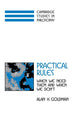 Book cover of: Practical Rules. By: Alan H. Goldman