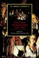 Book cover of: Cambridge Companion to English Literature, 1740–1830