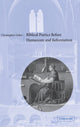 Book cover of: Biblical Poetics before Humanism and Reformation. By: Christopher Ocker