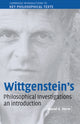 Book cover of: Wittgenstein's Philosophical Investigations. By: David G. Stern