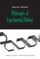 Book cover of: Philosophy of Experimental Biology. By: Marcel Weber