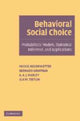 Book cover of: Behavioral Social Choice. By: Michel Regenwetter