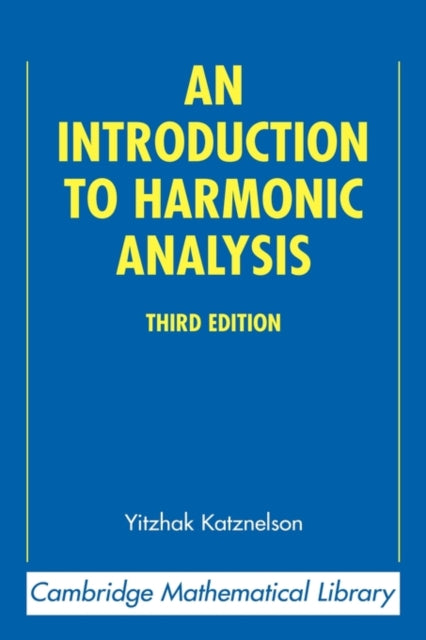 Book cover of: Introduction to Harmonic Analysis