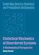 Book cover of: Statistical Mechanics of Disordered Systems. By: Anton Bovier