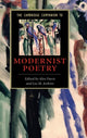 Book cover of: Cambridge Companion to Modernist Poetry