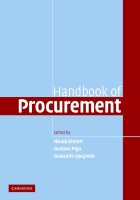 Book cover of: Handbook of Procurement