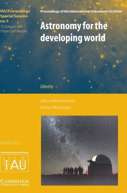 Book cover of: Astronomy for the Developing World (IAU XXVI GA SPS5)