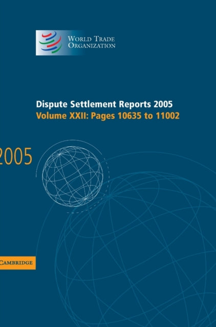 Book cover of: Dispute Settlement Reports 2005. By: World Trade Organization