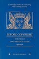 Book cover of: Before Copyright. By: Elizabeth Armstrong