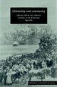 Book cover of: Citizenship and Community. By: Eugenio F. Biagini