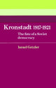 Book cover of: Kronstadt 1917–1921. By: Israel Getzler