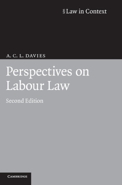 Book cover of: Perspectives on Labour Law. By: A. C. L. Davies