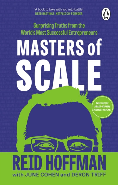 Book cover of: Masters of Scale. By: Reid Hoffman