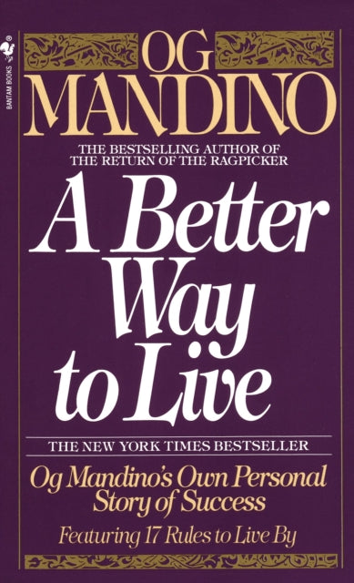 Book cover of: Better Way to Live. By: Og Mandino
