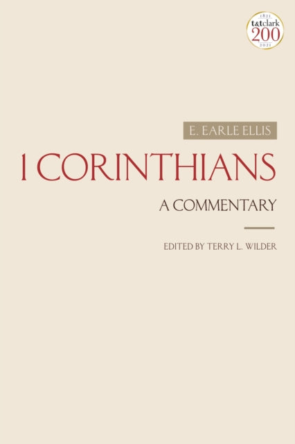 Book cover of: 1 Corinthians. By: E. Earle Ellis