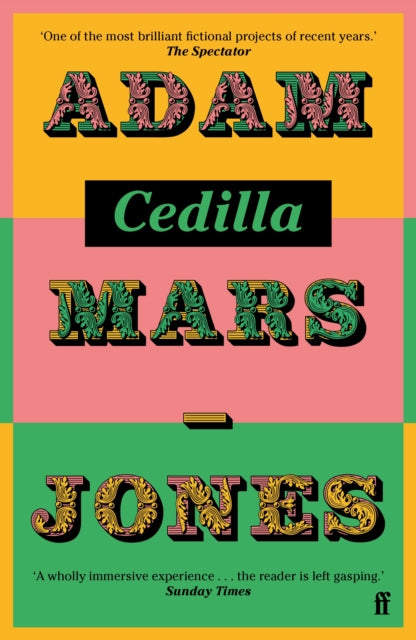 Book cover of: Cedilla. By: Adam Mars-Jones