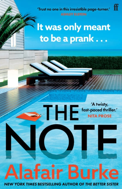 Note, Oprah’s Number One Spring Thriller Pick 9780571393022 Alafair Burke