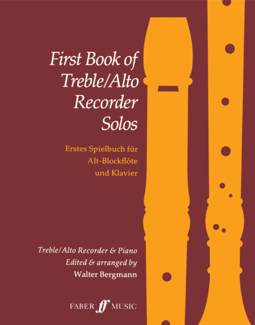Book cover of: First Book of Treble/Alto Recorder Solos