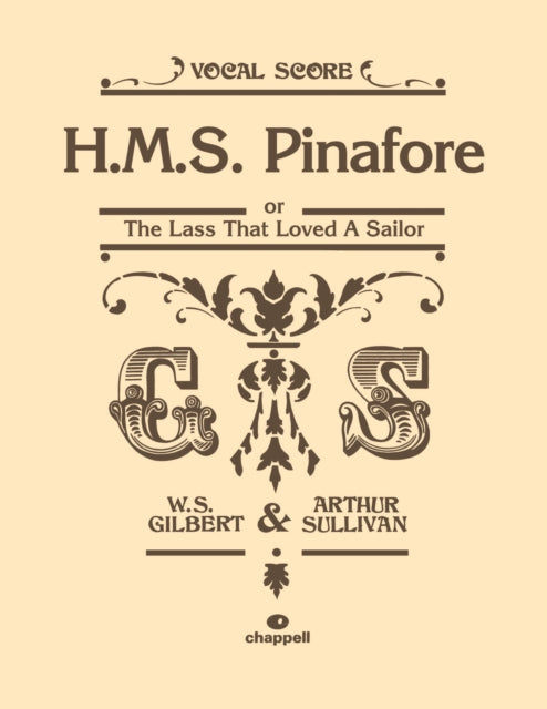 Book cover of: HMS Pinafore (Vocal Score). By: Alfred Publishing Staff