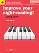 Book cover of: Improve your sight-reading! Piano Initial Grade. By: Paul Harris