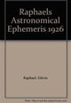 Book cover of: Raphael's Astronomical Ephemeris. By: Edwin Raphael