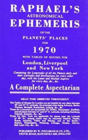 Raphael's Astronomical Ephemeris