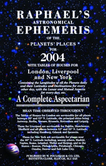 Book cover of: Raphael's Astronomical Ephemeris. By: Edwin Raphael