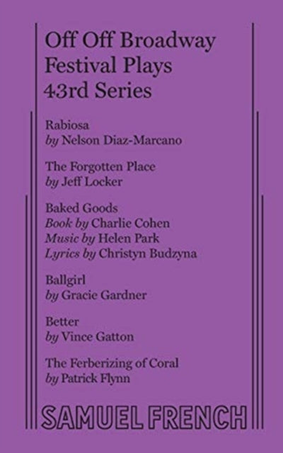 Book cover of: Off Off Broadway Festival Plays, 43rd Series. By: Vince Gat GRACIE GARDNER