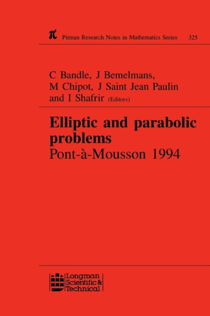 Book cover of: Elliptic and Parabolic Problems. By: C Bandle