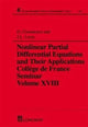 Book cover of: Nonlinear Partial Differential Equations and Their Applications. By: Doina Cioranescu