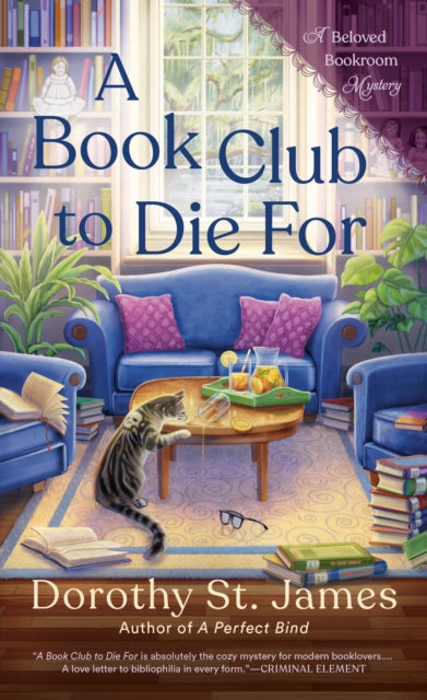 Book cover of: Book Club to Die For. By: Dorothy St. James
