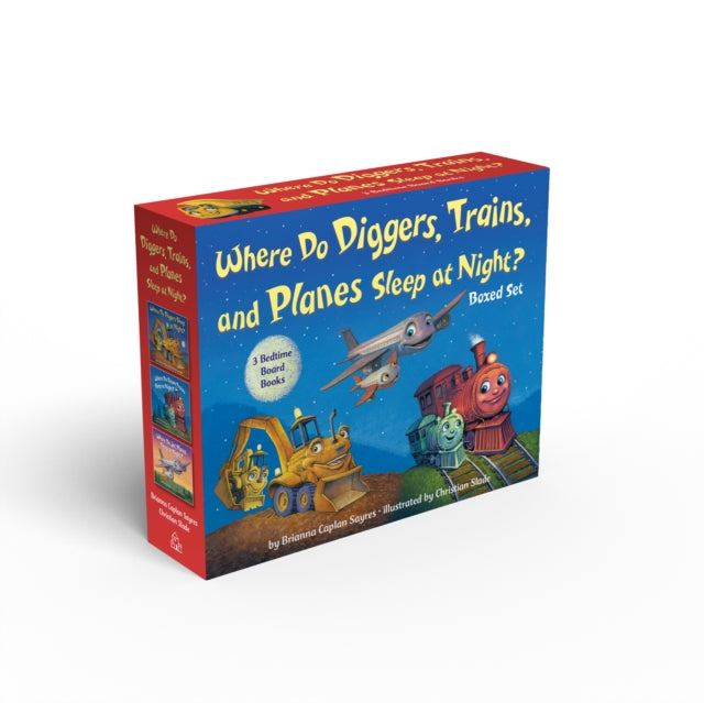 Book cover of: Where Do Diggers, Trains, and Planes Sleep at Night?. By: Brianna Caplan Sayres