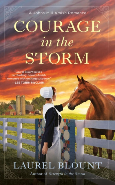 Book cover of: Courage in the Storm. By: Laurel Blount