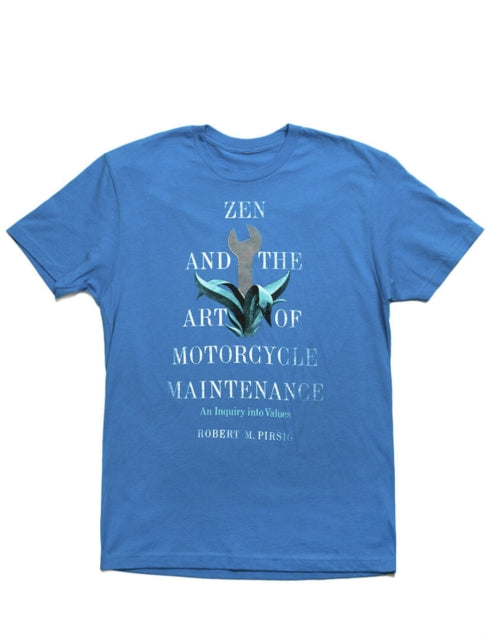Book cover of: Zen and the Art of Motorcycle Maintenance Unisex T-shirt Large