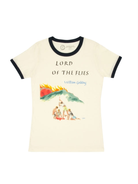 Book cover of: Lord of the Flies Women's Ringer T-shirt Large