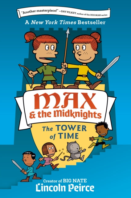 Book cover of: Max and the Midknights. By: Lincoln Peirce