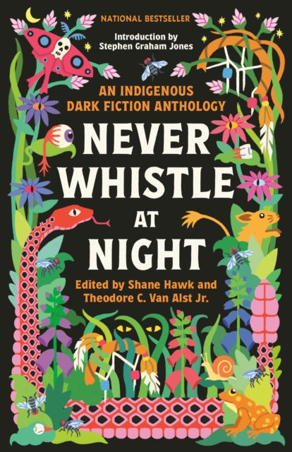 Book cover of: Never Whistle at Night. By: Shane Hawk