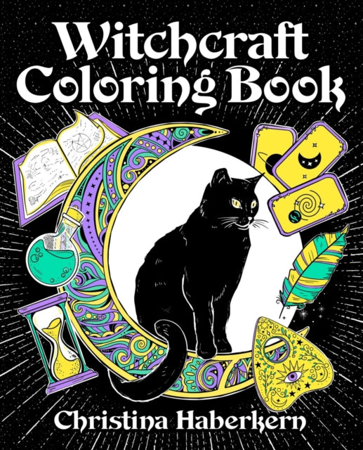 Book cover of: Witchcraft Coloring Book. By: Christina Haberkern